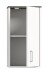 Wandhängeschrank >Los Angeles< in weiß - 32x60x21cm (BxHxT)