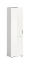 Garderobenschrank >Prego< in weiß/weiß...