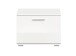 Sitzbank >Prego< in weiß/weiß hochglanz - 55x40x37cm (BxHxT)
