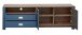 TV-Board >Dijon< in Parisian Blue Nachbildung - 194x63x45cm (BxHxT)