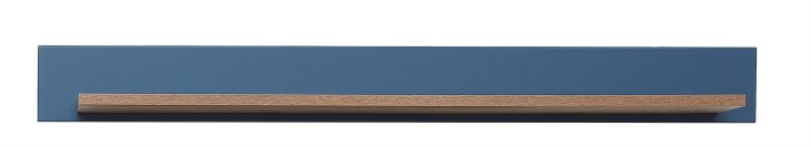 Wandboard >Dijon< in Parisian Blue Nachbildung - 147x16x22cm (BxHxT)
