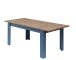 Esstisch >Dijon< in Parisian Blue Nachbildung - 160x76x90cm (BxHxT)