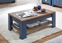 Couchtisch >Dijon< in Parisian Blue Nachbildung -...