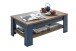 Couchtisch >Dijon< in Parisian Blue Nachbildung - 110x42x65cm (BxHxT)