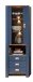 Wohnwand >Dijon< in Parisian Blue Nachbildung - 339x201x45cm (BxHxT)