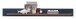Wohnwand >Dijon< in Parisian Blue Nachbildung - 307x190x45cm (BxHxT)