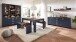 Buffet >Dijon< in Parisian Blue Nachbildung - 163x201x45cm (BxHxT)