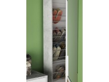 Schuhschrank >Goswin< in  - 50x180,5x20cm (BxHxT)