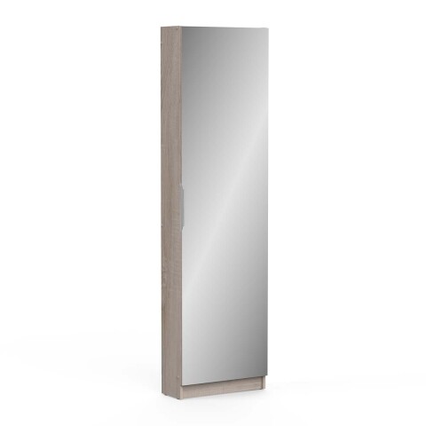 Schuhschrank >Goswin< in Sonoma Eiche - 50x180,5x20cm (BxHxT)