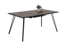 Esstisch >Nalisa< in Zinneiche aus Holzwerkstoff -...