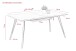 Esstisch >Nalisa< in Zinneiche aus Holzwerkstoff - 160x76x90cm (BxHxT)
