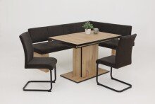 Esstisch >Ariana< in Artisan Eiche aus Holzwerkstoff - 120x76x80cm (BxHxT)