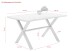 Esstisch >Flensburg< in wildeiche/anthrazit - 140x75x90 (BxHxT)