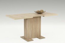 Säulen-Esstisch >Köln< in Sonoma Eiche - 150x76x70cm (BxHxT)