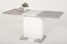 Säulen-Esstisch >Köln< in Beton-Optik - 150x76x70cm (BxHxT)