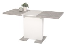 Säulen-Esstisch >Köln< in Beton-Optik - 150x76x70cm (BxHxT)