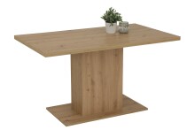 Säulen-Esstisch >Alex< in Artisan Eiche aus...