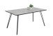 Esstisch >Tino< in Betonoptik aus Holzwerkstoff - 160x76x90cm (BxHxT)