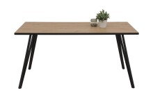 Esstisch >Tino< in Artisan Eiche aus Holzwerkstoff - 160x76x90cm (BxHxT)