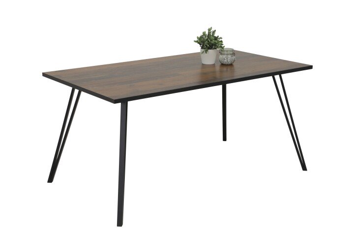 Esstisch >Tino< in Oldwood aus Holzwerkstoff - 160x76x90cm (BxHxT)