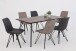 Esstisch >Tino< in Oldwood aus Holzwerkstoff - 160x76x90cm (BxHxT)