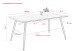 Esstisch >Susi< in Artisan Eiche aus Holzwerkstoff - 160x76x90cm (BxHxT)