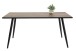 Esstisch >Susi< in schwarz/Oldwood/Schwarz aus Holzwerkstoff - 160x76x90 (BxHxT)