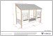 Hausbett >HAUSBETT< in Kiefer Farbe Oak/Weiß - 214x174x105 (BxHxT)