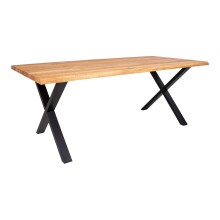 Esstisch >Toulon< in Braun. Eiche geölt aus Eiche massiv - 200x75x95cm (BxHxT)