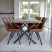 Esstisch >Toulon< in Braun. Eiche geölt aus Eiche massiv - 200x75x95cm (BxHxT)
