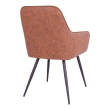 Esszimmerstuhl >Harbo< (2er-Set) in Vintage Braun - 55x87x65 (BxHxT)