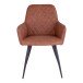 Esszimmerstuhl >Harbo< (2er-Set) in Vintage Braun - 55x87x65 (BxHxT)