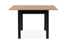 Esstisch >Coburg< ausziehbar 120cm, Artisan Eiche - 80/120x76,5x80cm (BxHxT)