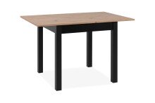 Esstisch >Coburg< in Artisan Eiche - 80x76,5x80cm...