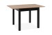 Esstisch >Coburg< ausziehbar 120cm, Artisan Eiche - 80/120x76,5x80cm (BxHxT)