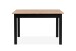 Esstisch >Coburg< ausziehbar 160cm, Artisan Eiche / Schwarz - 120/160x76,5x70cm (BxHxT)