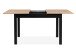 Esstisch >Coburg< ausziehbar 160cm, Artisan Eiche / Schwarz - 120/160x76,5x70cm (BxHxT)