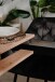 Esstisch >Coburg< ausziehbar 180cm, Artisan Eiche / Schwarz - 140/180x76,5x80 (BxHxT)