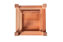 Blumenständer >MARCO< in Kernbuche aus Massivholz - 30x60x30cm (BxHxT)