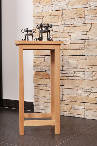 Blumenstnder >MARCO< in Kernbuche aus Massivholz - 30x60x30cm (BxHxT,  90,95
