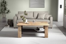 Couchtisch >PORTUM< in Braun/Grau aus Holzwerkstoff...