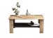 Couchtisch >PORTUM< in Braun/Grau aus Holzwerkstoff - 106,5x45,4x66,5cm (BxHxT)