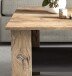 Couchtisch >PORTUM< in Braun/Grau aus Holzwerkstoff - 106,5x45,4x66,5cm (BxHxT)