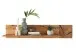 Wandboard >KM-0660< in braun aus braun - 124x25x20cm (BxHxT)