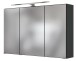 Spiegelschrank >Florida< in grafitgrau aus Holzwerkstoff - 120x64x20cm (BxHxT)