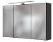 Spiegelschrank >Florida< in grafitgrau aus Holzwerkstoff - 120x64x20cm (BxHxT)