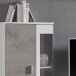 Wohnzimmer-Set >FOX< in Betonoptik/Weiß - 232,4x178,8x40,5 (BxHxT)