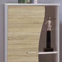 Wohnzimmer-Set >PUR< in Sonoma Eiche aus Holzwerkstoff - 234,3x170x40,2 (BxHxT)