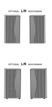 Wohnzimmer-Set >PUR< in Sonoma Eiche aus Holzwerkstoff - 234,3x170x40,2 (BxHxT)