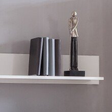 Wohnzimmer-Set >PUR< in Schwarz aus Holzwerkstoff - 234,3x170x40,2cm (BxHxT)